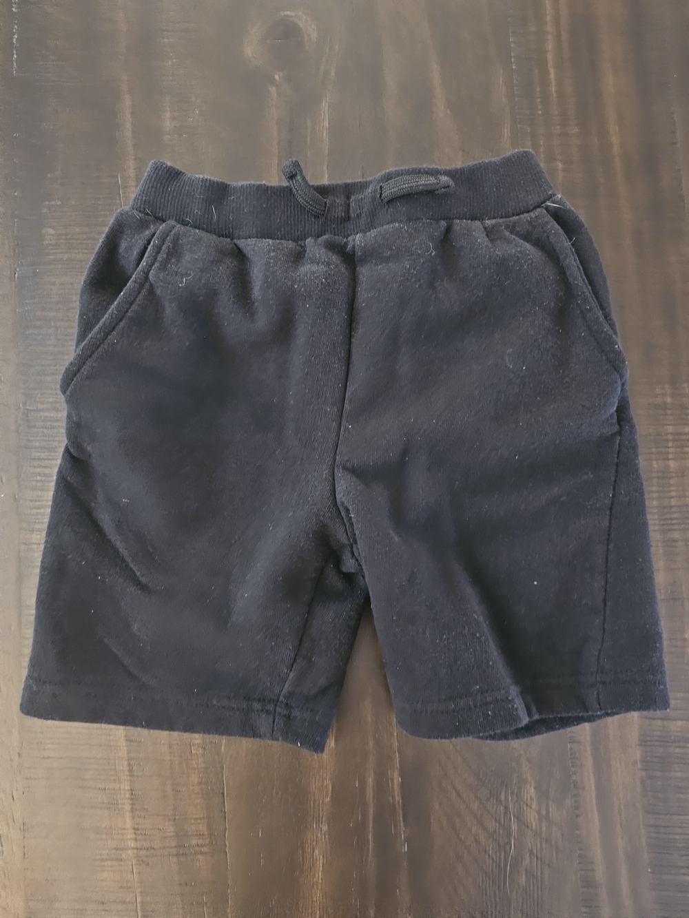 Kids Black Pull-On Shorts